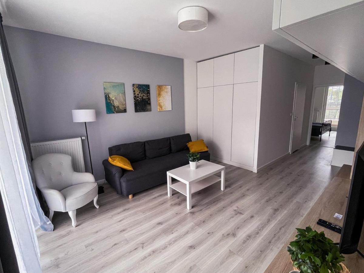Vizja Apartments Kolska 9 Warschau Exterior foto