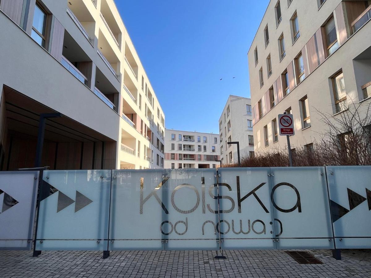 Vizja Apartments Kolska 9 Warschau Exterior foto