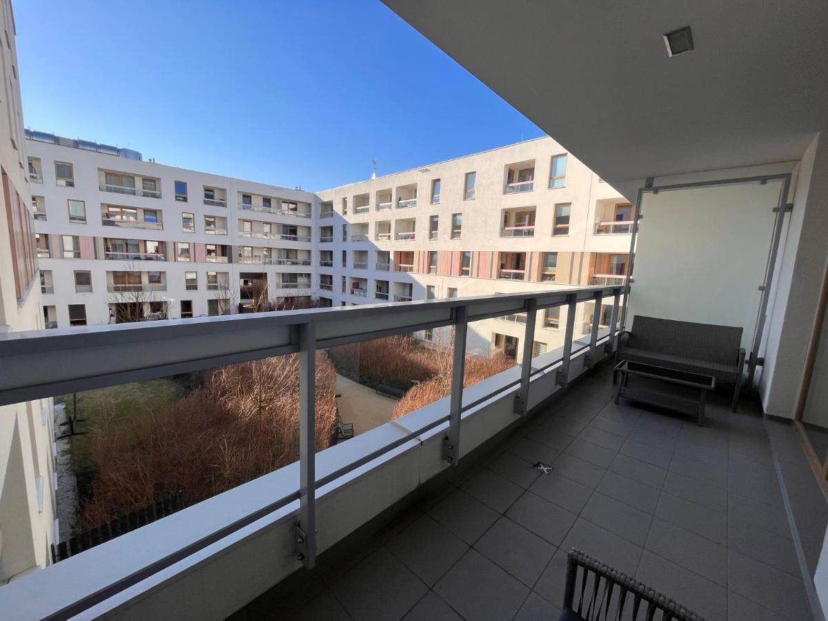 Vizja Apartments Kolska 9 Warschau Exterior foto